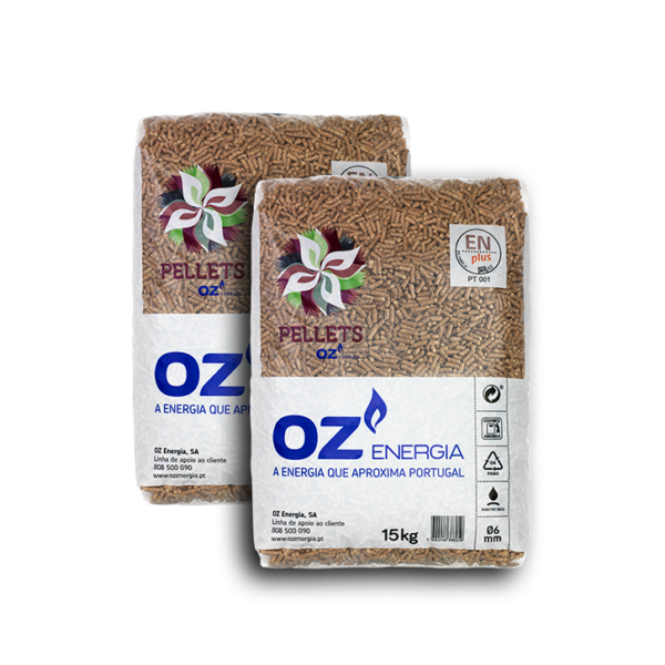 Sacos de Pellets OZ Energia 15 kg
